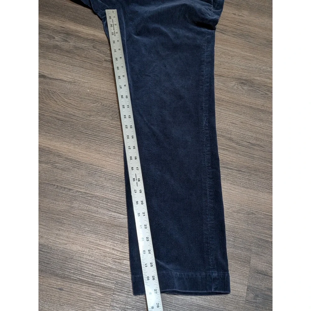 Polo Ralph Lauren Mens Corduroy Pants Classic Fit Navy Blue‎ 34x30 READ!